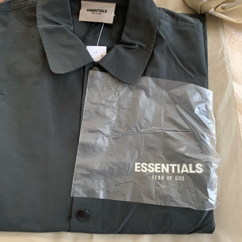 Fear of god coach jacket (Blk)